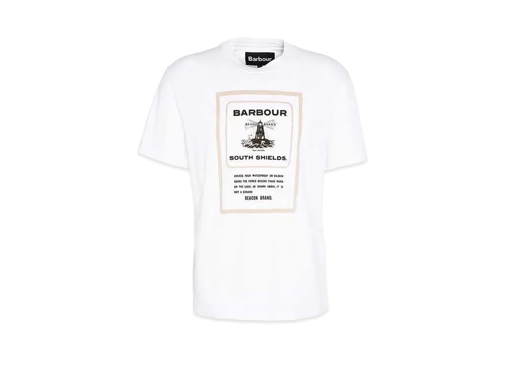 Barbour Archive Graphic Relaxed Fit T-Shirt Beacon "White"