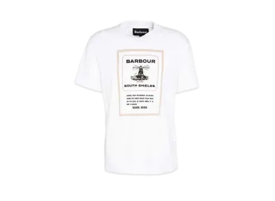 Barbour Archive Graphic Relaxed Fit T-Shirt Beacon "White"
