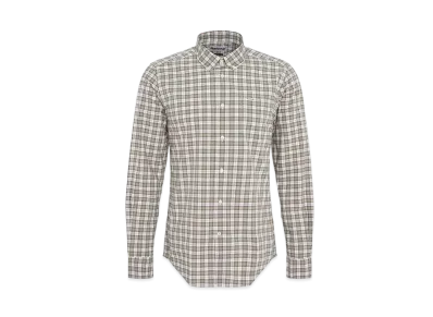 Barbour Lomond Check Button Down Shirt Tailored Fit "Olive"