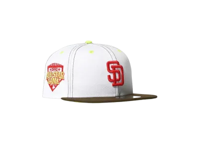 HOME GAME SAN DEIGO PADRES 1992 ASG 59FIFTY "OPWHITE/WALNUT"