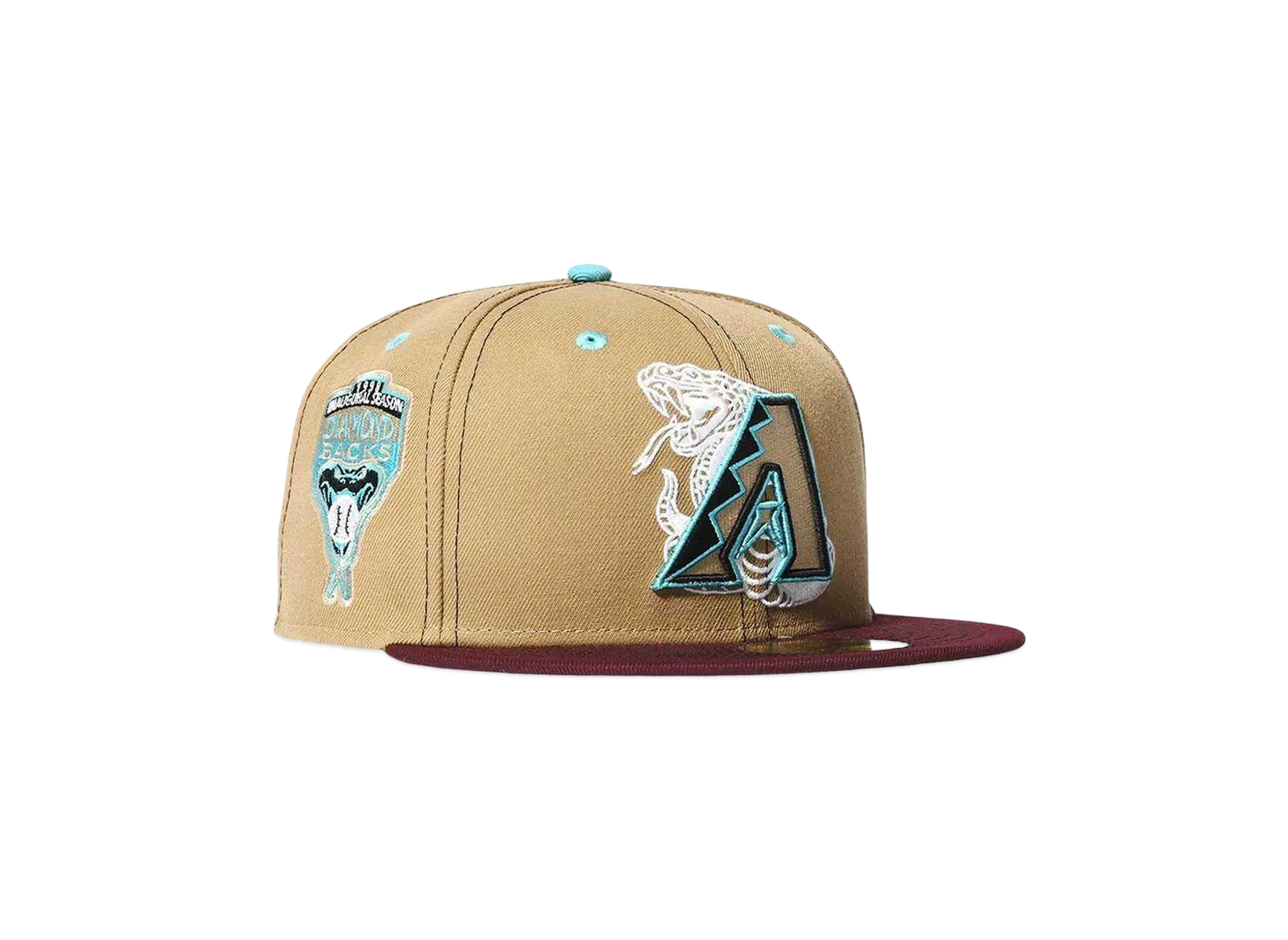 HOME GAME ARIZONA DIAMONDBACKS 1998 IS 59FIFTY "KHAKI/MAROON"