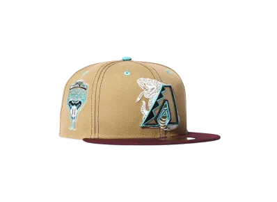 HOME GAME ARIZONA DIAMONDBACKS 1998 IS 59FIFTY "KHAKI/MAROON"