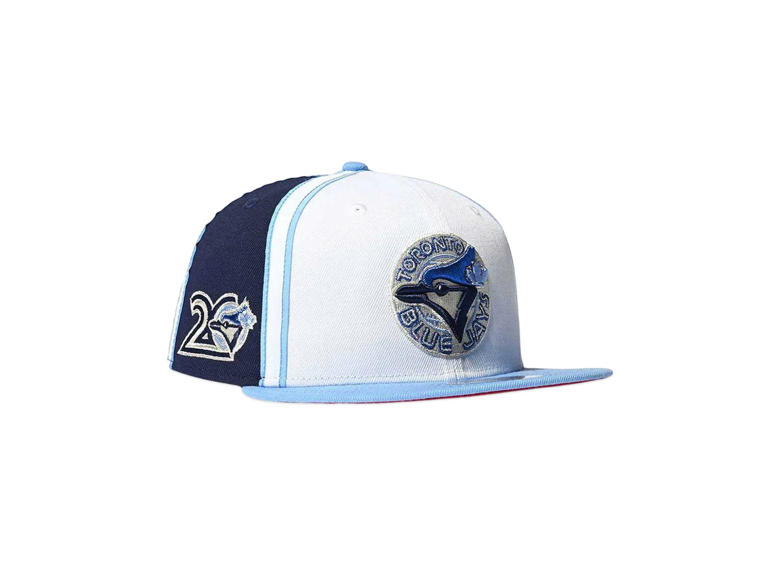 HOME GAME TORONTO BLUE JAYS 59FIFTY CO 20th Anniversary "LT NAVY"