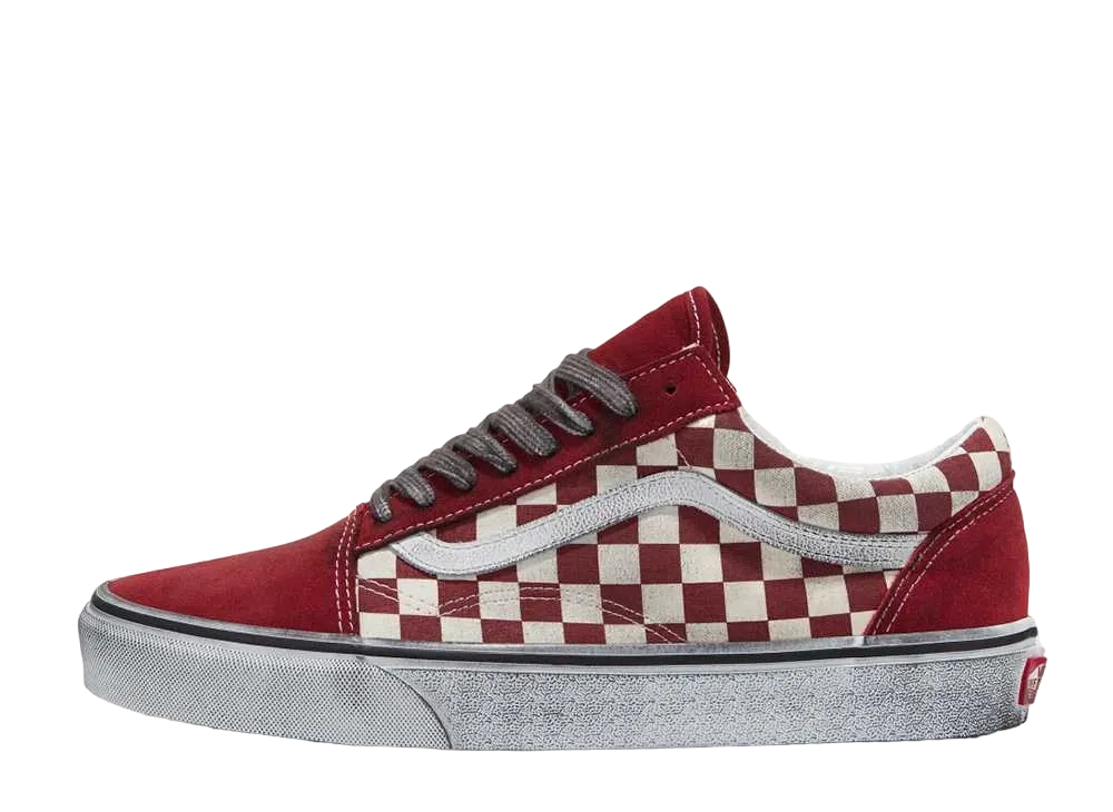Vans Stressed Old Skool "Red/White"