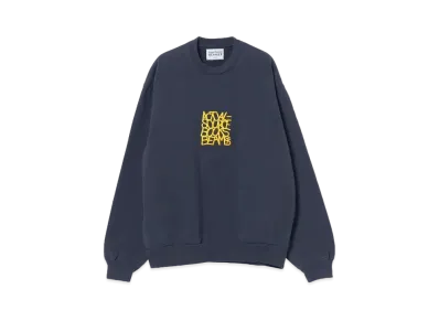 Actual Source x Beams T Sweat Crewneck "Navy"