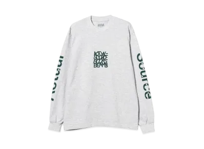 Actual Source x Beams T Long Sleeve T-shirt "H.Gray"