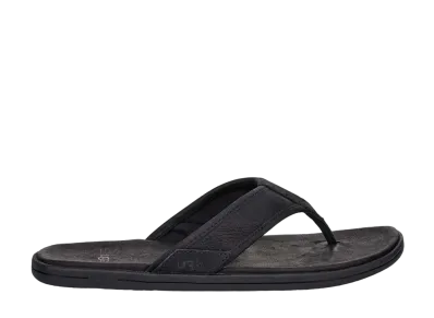 UGG Seaside Flip Leather "Black"