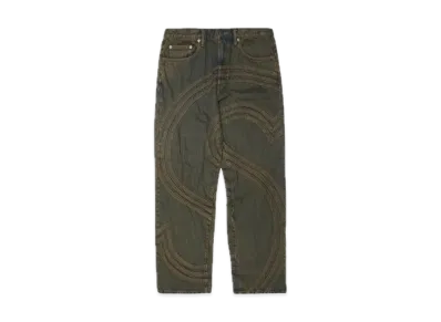 Supreme S Logo Loose Fit Jean "Dirty Green"