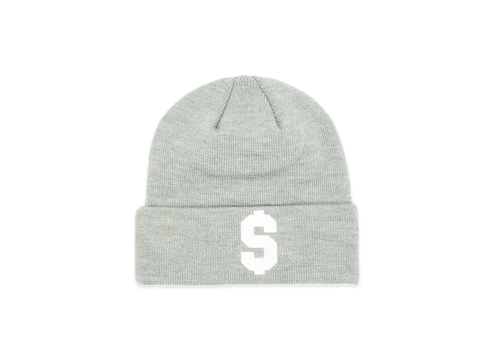 Supreme New Era $ Beanie "Heather Grey"