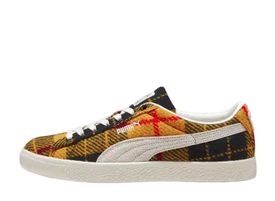 Puma Suede Vintage Harris Tweed "Frosted Ivory/Yellow"
