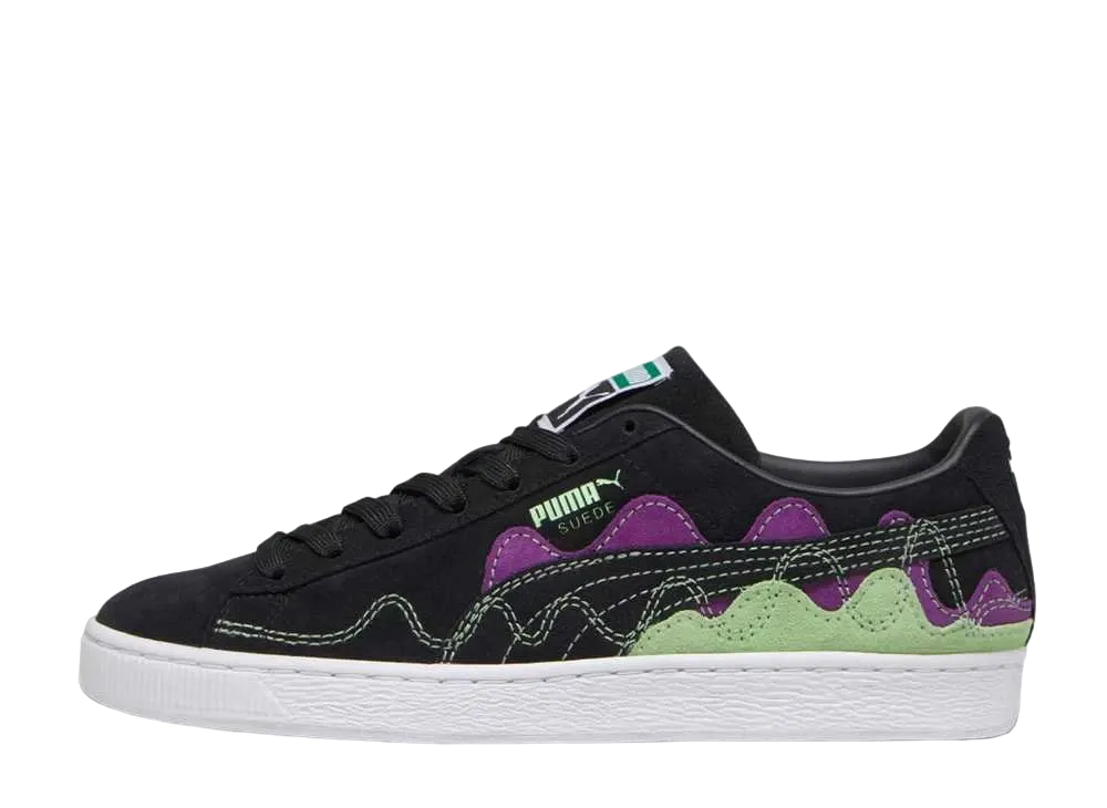 プーマ スウェード サウンドウェーブ "プーマブラック/スプリングファーン"