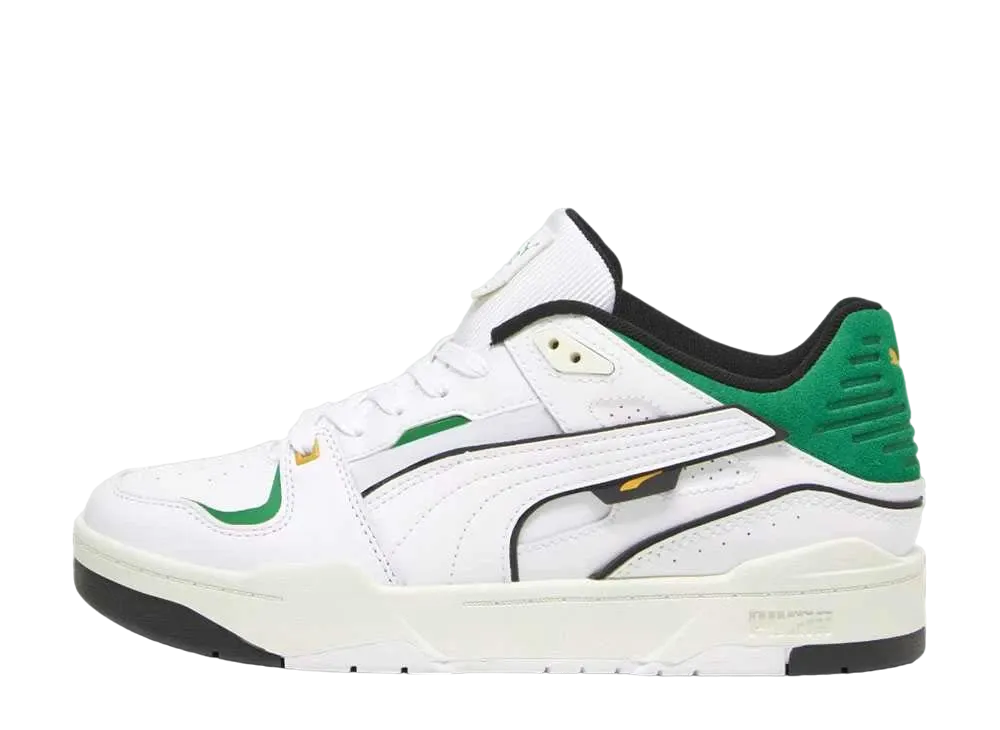 プーマ スリップストリーム BBALL "プーマホワイト/アーカイブグリーン"
