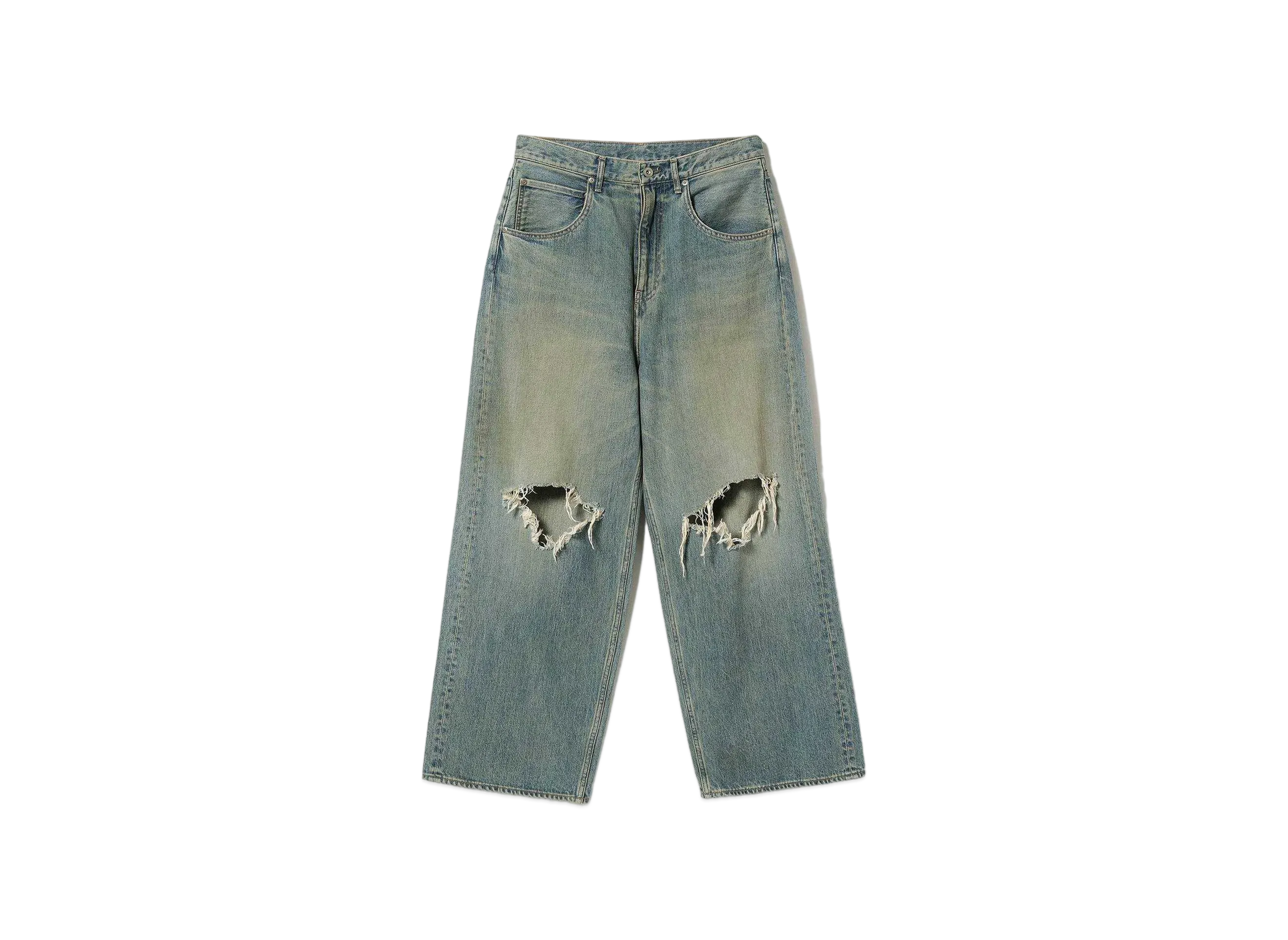 BEAMS FUTURE ARCHIVE Buggy Crush Denim "Blue"