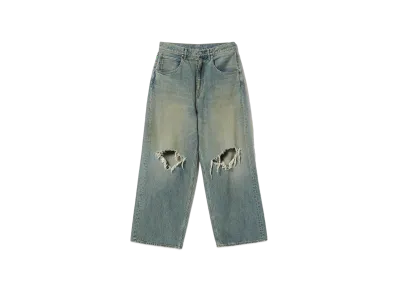 BEAMS FUTURE ARCHIVE Buggy Crush Denim "Blue"