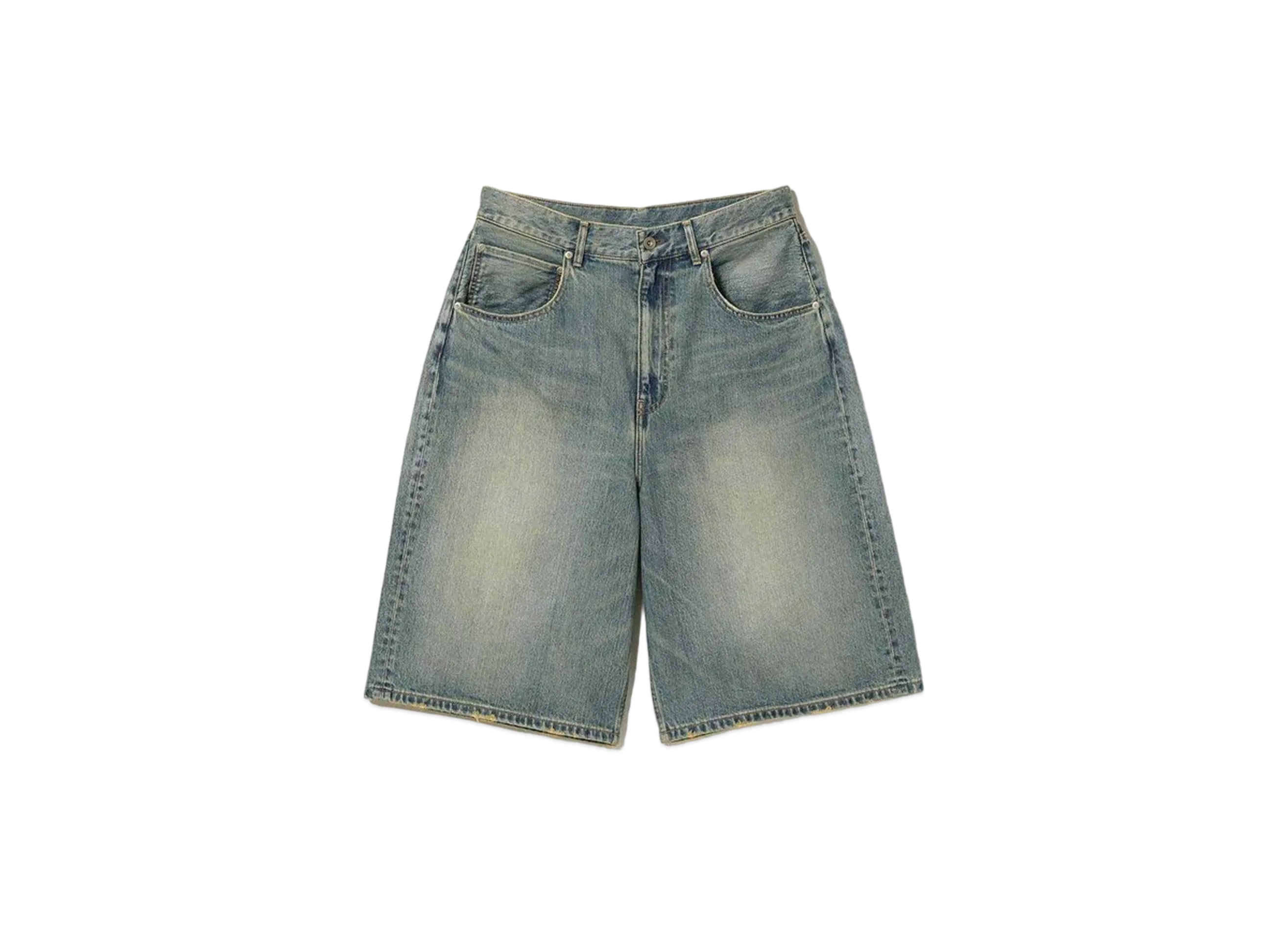 BEAMS FUTURE ARCHIVE Buggy Denim Shorts "Blue"