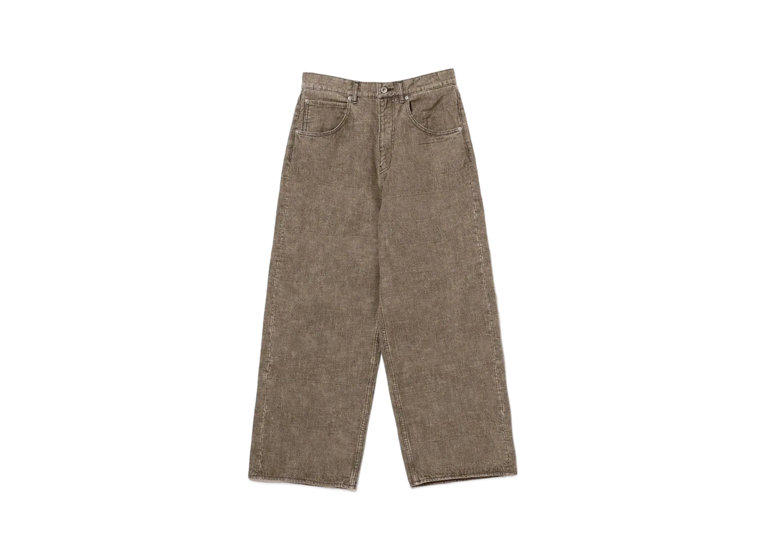 BEAMS FUTURE ARCHIVE Buggy Slub Denim "Brown"