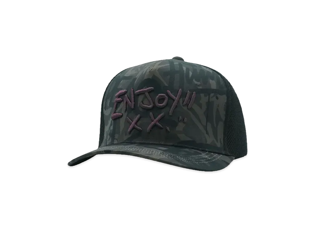 beauty:beast GRAFFITI CAMO CAP "G.BLACK"