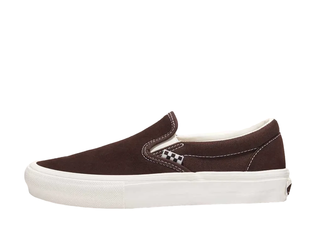 バンス スケート スリッポン "チョコレートブラウン"