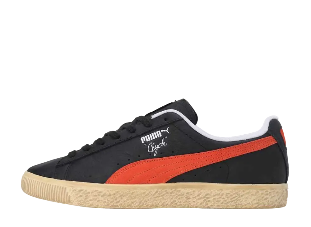 Puma Clyde Vintage "Puma Black/Rickie Orange