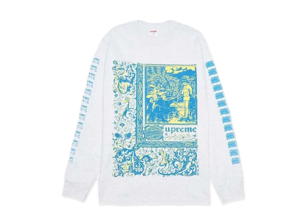 Supreme Saint Sebastian L/S Tee "Ash Grey"
