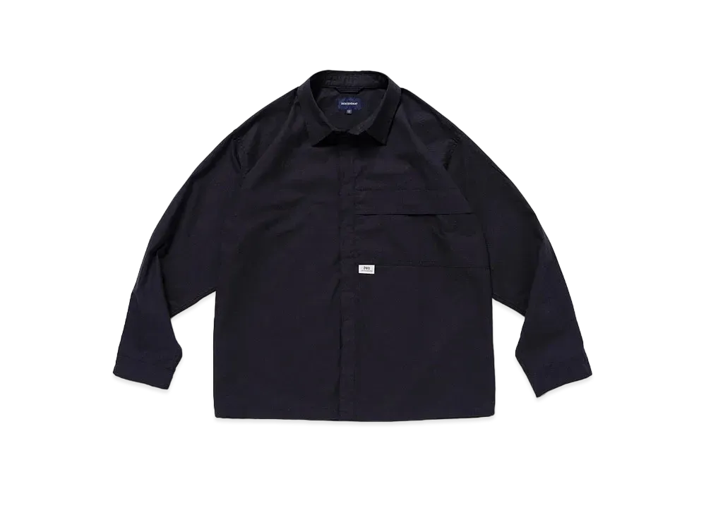 DESCENDANT Gather Weather LS Shirt "Navy"