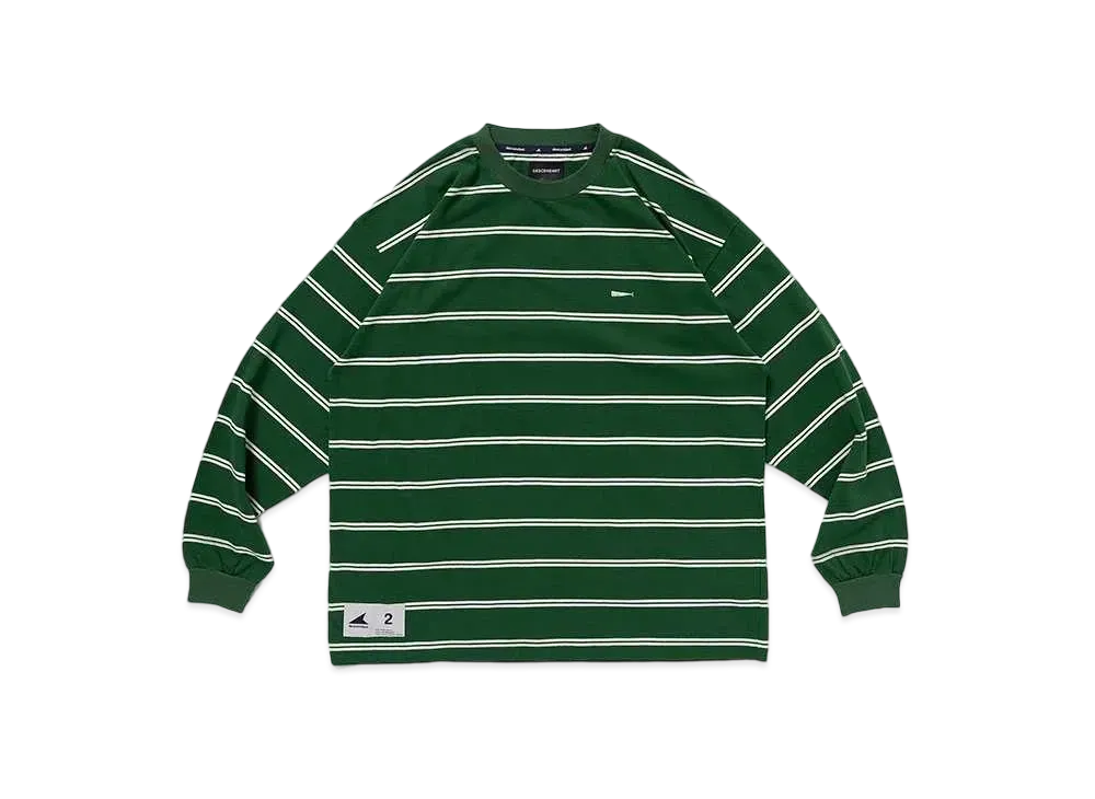 DESCENDANT Horizontal Stripe LS "Green"