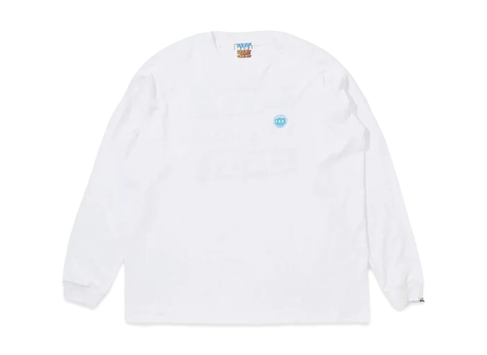 CITY COUNTRY CITY ECOTTON L/S T-SHIRT SMALL CCC & SOUND CITY COUNTRY CITY "WHITE"
