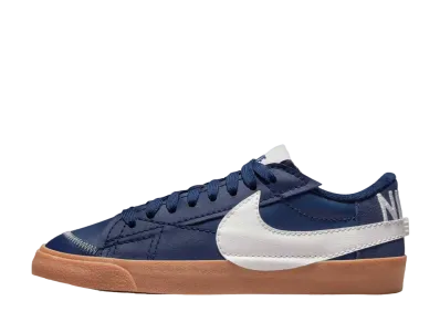 Nike Blazer Low '77 Jumbo WNTR "Midnight Navy/Sail/Gum Med Brown"