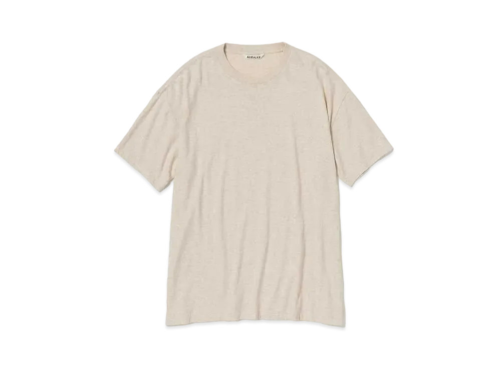 AURALEE Seamless Crew Neck Tee "Top Brown"