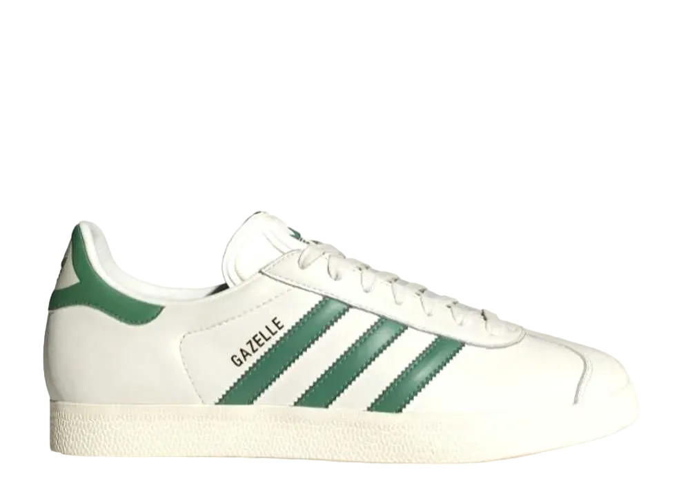 アディダス オリジナルス ガゼル "オフホワイト/プリラブドグリーン/カレッジグリーン"