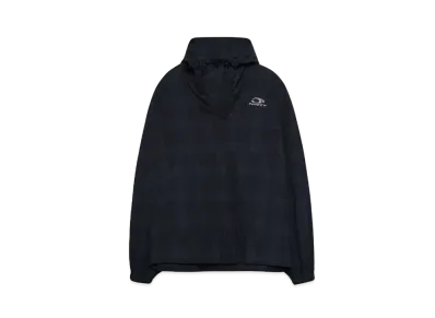 9090 Heisei Logo Check Cotton Anorak "Green"