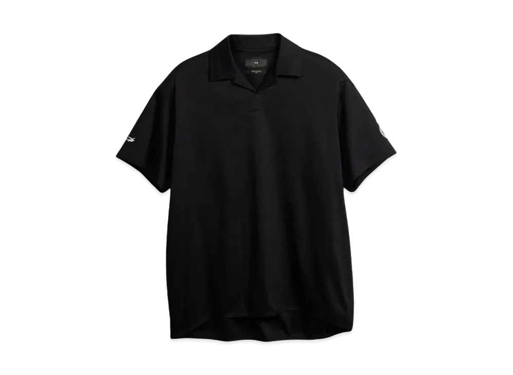 Y-3 Real Madrid Travel Short Sleeve Polo Shirt "Black"