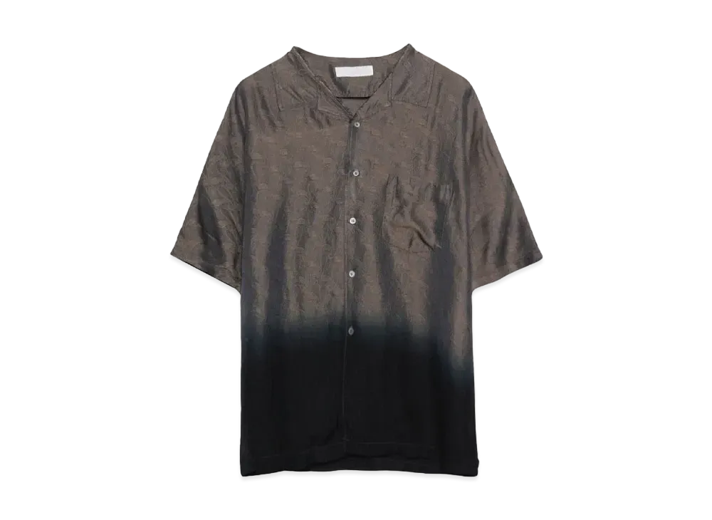 MAHITO MOTOYOSHI Cupra gradation dyed shirt "YellowxBlack"