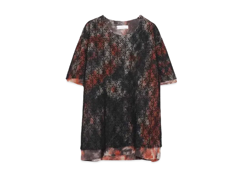 MAHITO MOTOYOSHI Cupra chusen knitting docking T-shirt 