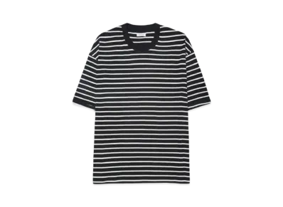 BASICKS Oversized Stripe T-shirt "BLACK"