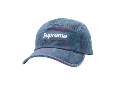 Supreme Washed Canvas Camp Cap "Navy Camo" (24SS)