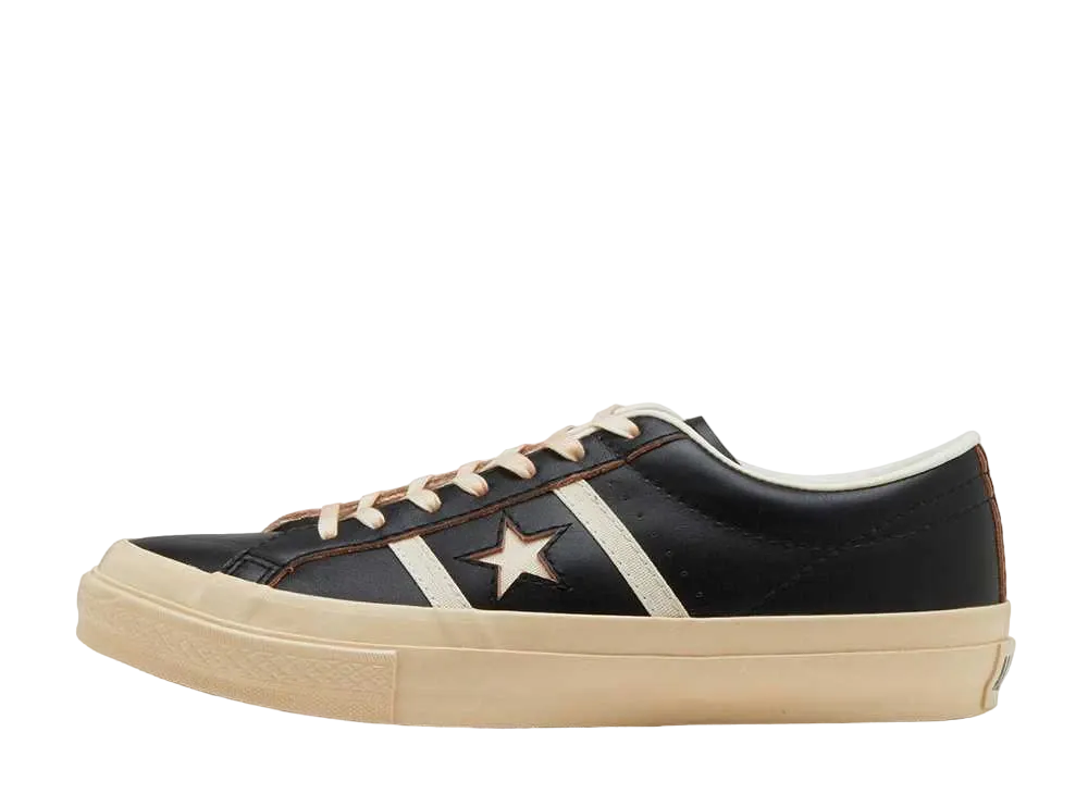 コンバース スター&バーズ US レザー "ブラック"