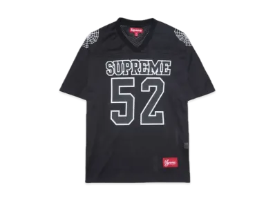 Supreme Spiderweb Football Jersey "Black"