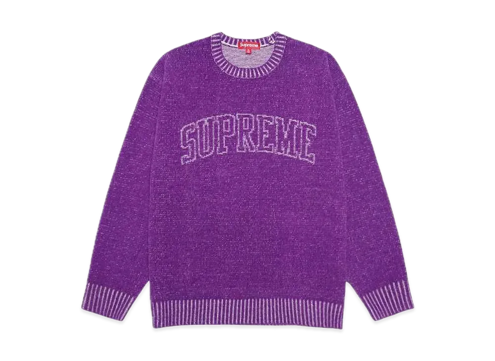 Supreme Contrast Arc Sweater "Purple"