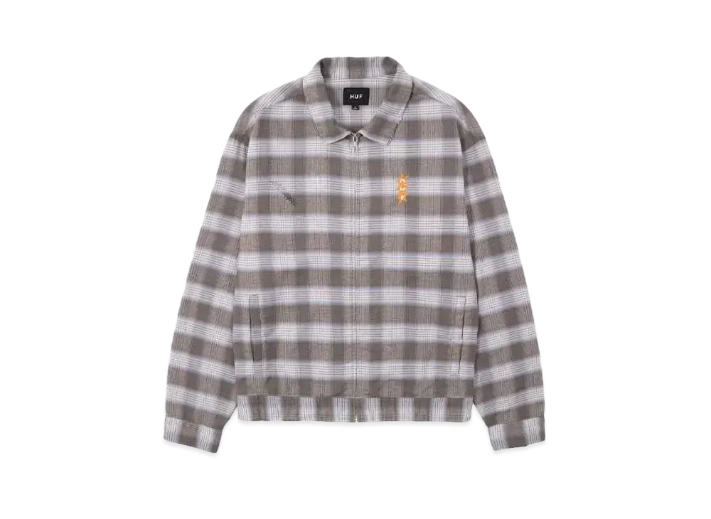 HUF All Star Damage Zip Shirt "Navy"