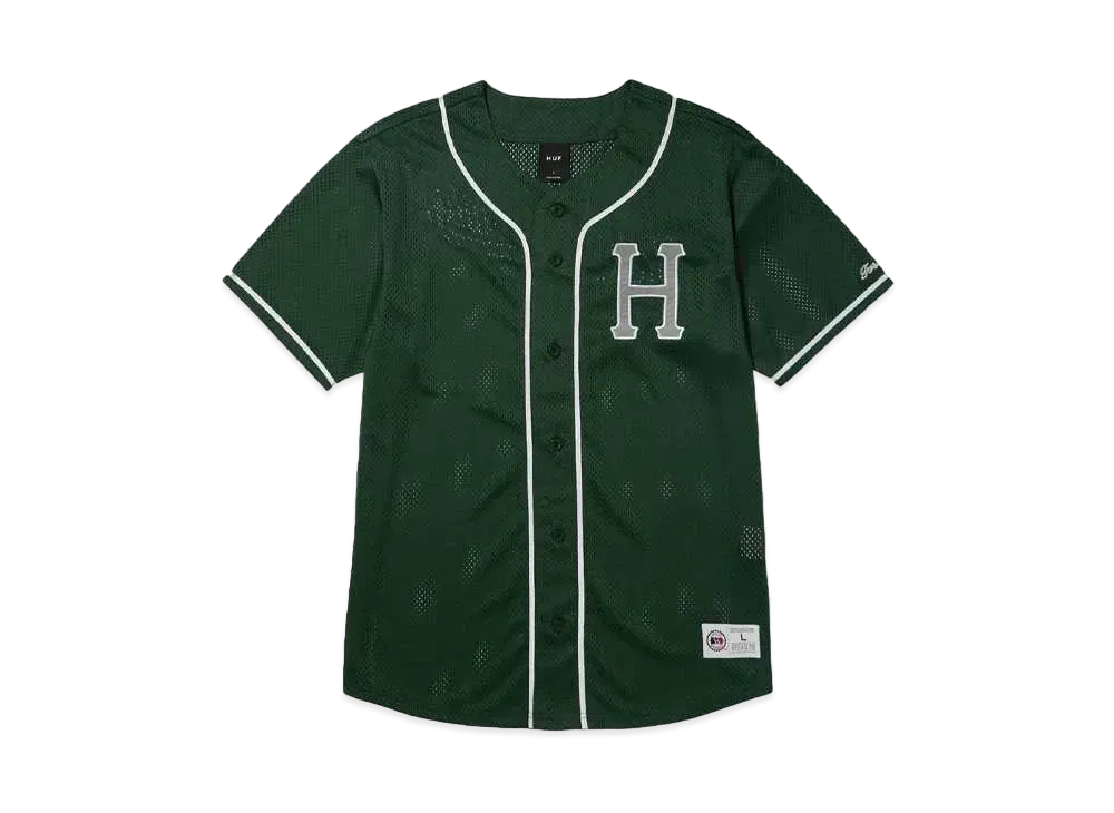 HUF Crackerjack Baseball Jersey "Pine"