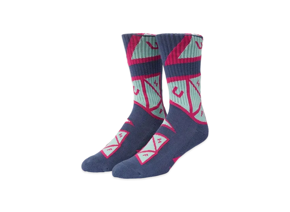 HUF Skewed TT Crew Socks "Twilight"
