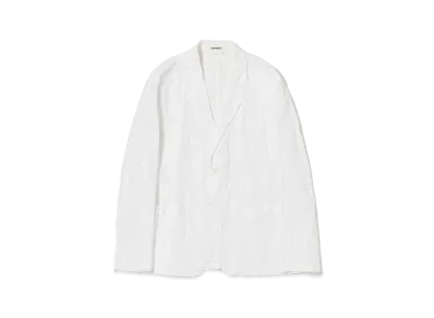 AURALEE Wrinkled Washed Finx Twill Jacket "White"