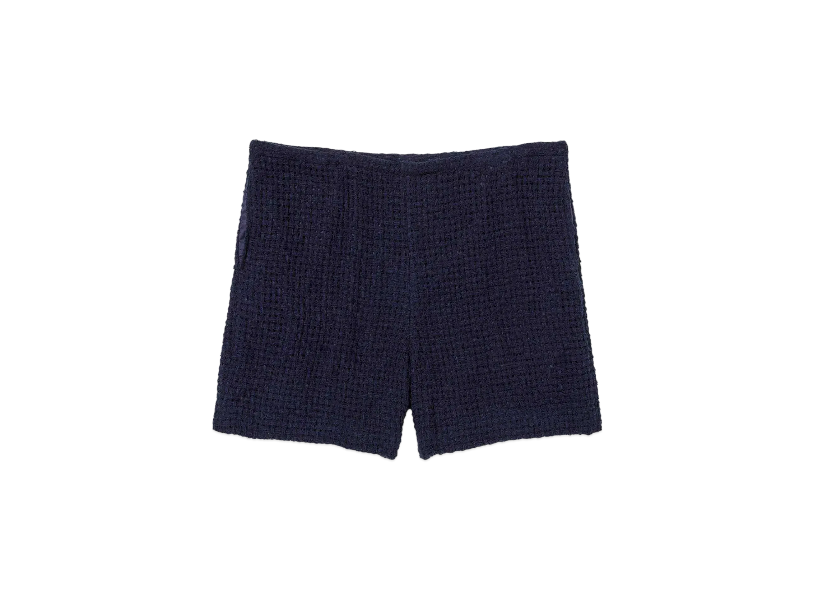 AURALEE Homespun Summer Tweed Mesh Shorts 
