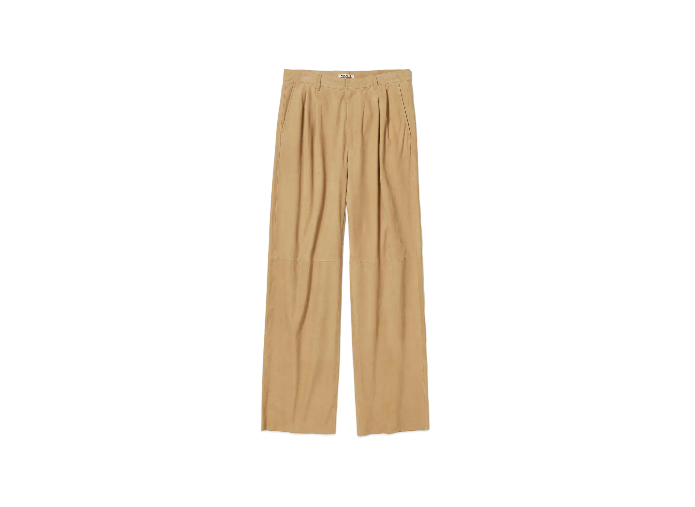 AURALEE Calf Nubuck Pants "Beige"