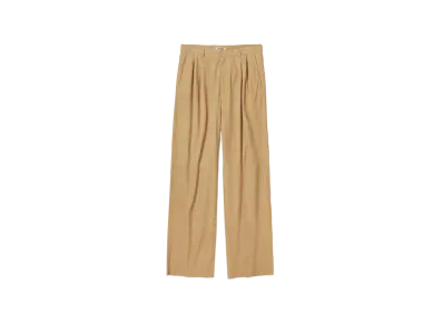 AURALEE Calf Nubuck Pants "Beige"