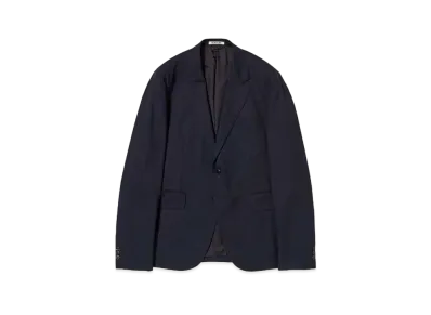 AURALEE Super Fine Tropical Wool Jacket "Dark Navy"