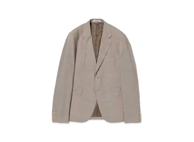 AURALEE Super Fine Tropical Wool Jacket "Top Grey Beige"