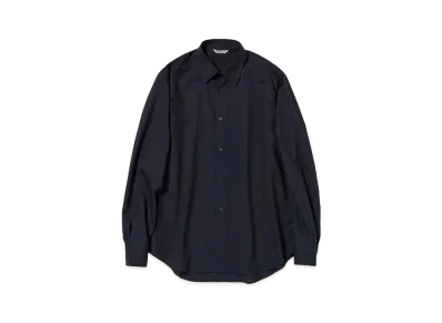 AURALEE Super Fine Tropical Wool Shirt "Dark Navy"