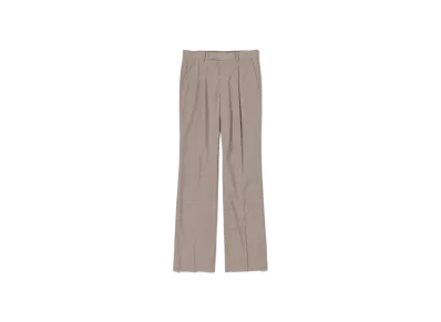 AURALEE Super Fine Tropical Wool Slacks "Top Grey Beige"
